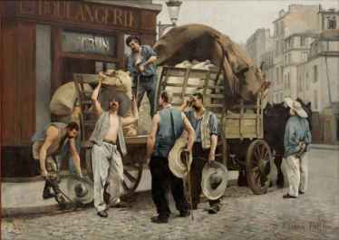 Louis - Robert Carrier Belleuse: Portadores de harina (1885). París, Museo del Petit Palais