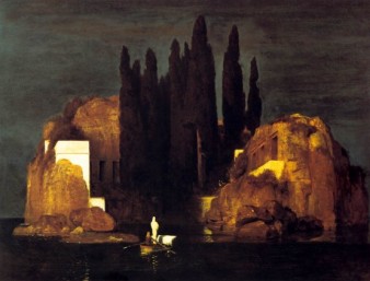 Arnold Böcklin: La isla de los muertos 1880. Basilea