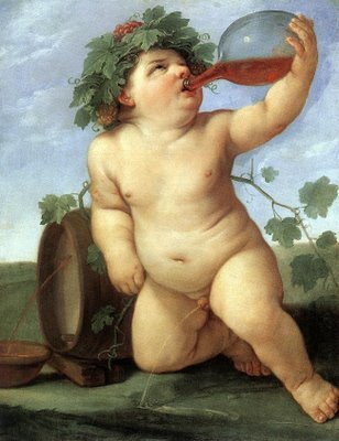 Guido Reni: "Baco bebiendo"