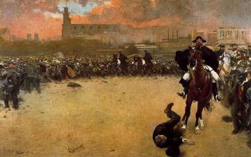 Ramón Casas: "La carga" (1899). Olot: Museo Comarcal de la Garrotxa