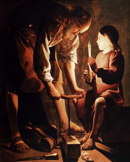 Georges de La Tour: San José carpintero (ca. 1642). París, Museo del Louvre