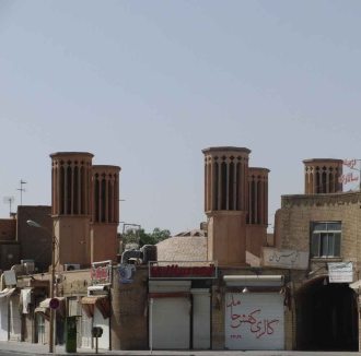 Torres del viento en Yazd (Irán). Foto de José Manuel Cañas Reíllo (2014)